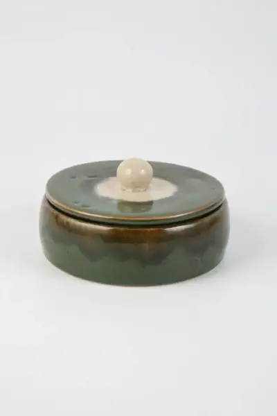 Vitale Seramik Yeşil Kutu 16*16*8.3 cm(AK.LB0017) - 1