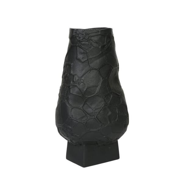 Vitale Siyah Dalgalı Vazo 24*22*31 cm (AK.JM00021) - 1
