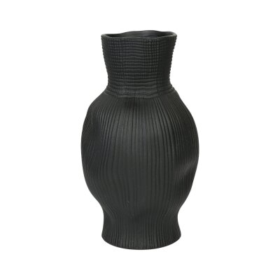 Vitale Siyah Kısa Vazo (AK.JM00011) - 