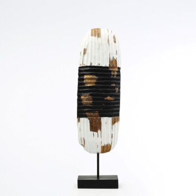 Vitale Siyah/Beyaz Standlı Dekor 17*9,5*60,5 cm (AK.IT0114) - Vitale