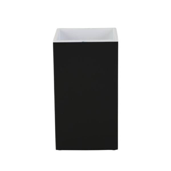 Vitale Tezgah Üstü Kare Diş Fırçalık Mat Siyah (KBW-637MB) - 1