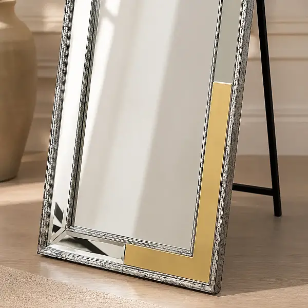 Vitale Tuğ Boy Aynası Gümüş 55*3*150 cm (AK.PCS-871G) - 3