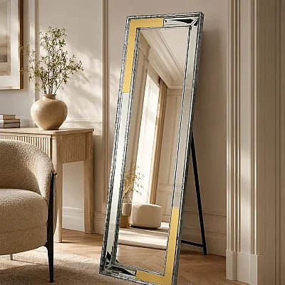 Vitale Tuğ Boy Aynası Gümüş 55*3*150 cm (AK.PCS-871G) - Vitale (1)