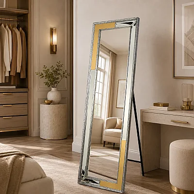 Vitale Tuğ Boy Aynası Gümüş 55*3*150 cm (AK.PCS-871G) - 5