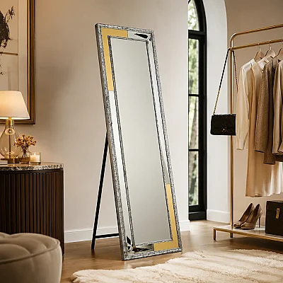 Vitale Tuğ Boy Aynası Gümüş 55*3*150 cm (AK.PCS-871G) - 6