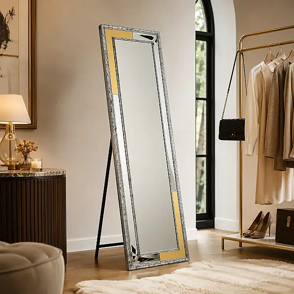 Vitale Tuğ Boy Aynası Gümüş 55*3*150 cm (AK.PCS-871G) - 6