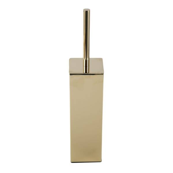 Vitale Kare Tuvalet Fırçalığı Gold Renk (KBW-822GL) - 1