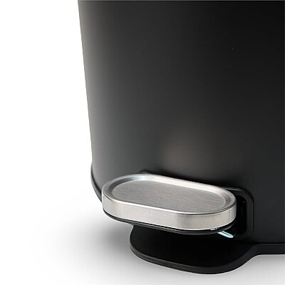 Vivarel Round Mat Siyah Çöp Kovası 30 L (VA 9207) - Vivarel (1)