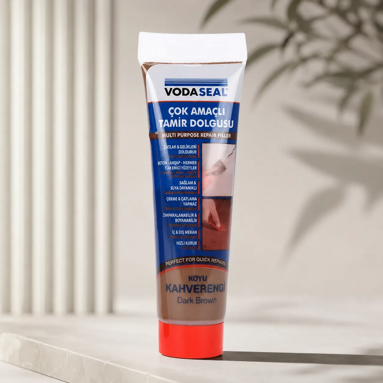 Vodaseal Çok Amaçlı Tamir Dolgusu Koyu Kahverengi 200gr (78 3782) - 1