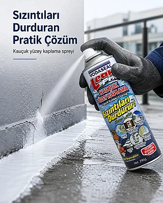 Vodaseal Leakfix Kauçuk İzolasyon Sprey Şeffaf 200ml (78 0080) - 1