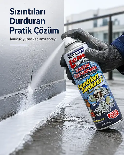 Vodaseal Leakfix Kauçuk İzolasyon Sprey Şeffaf 200ml (78 0080) - 1
