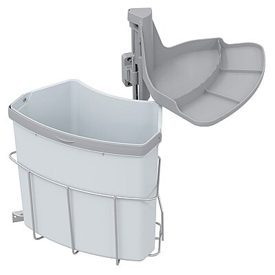 Vauth Sagel Envi Center 1 Kapağa Bağlı 18L Çöp Kovası 400mm (90003713) - Vauth Sagel (1)
