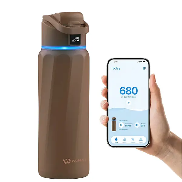 WaterH Akıllı Termos Kahverengi 710 Ml (WTH710-KAHVE) - 1