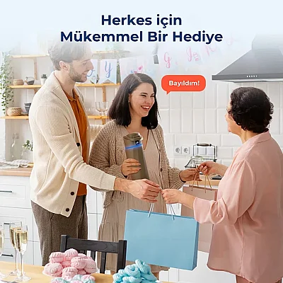 WaterH Akıllı Termos Kahverengi 710 Ml (WTH710-KAHVE) - 6