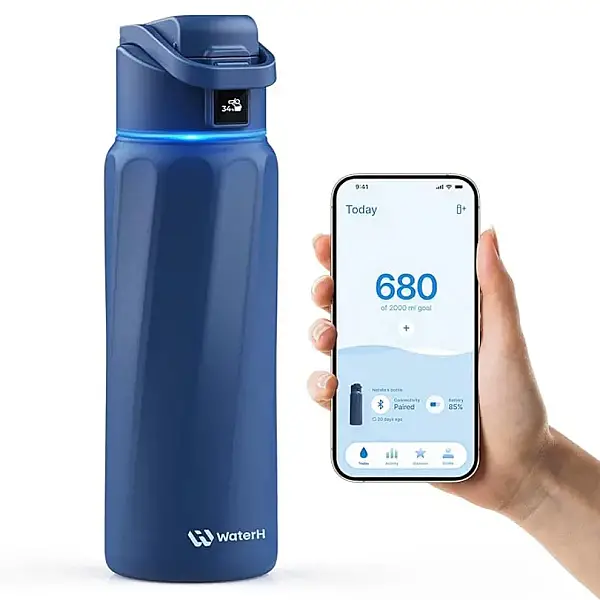 WaterH Akıllı Termos Mavi 946 Ml (WTH946-MAVİ) - 1