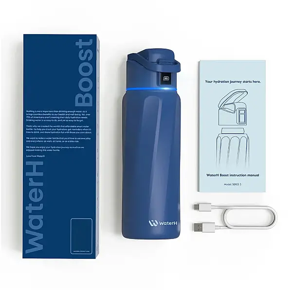 WaterH Akıllı Termos Mavi 946 Ml (WTH946-MAVİ) - 4