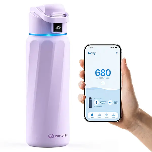 WaterH Akıllı Termos Mor 710 Ml (WTH710-MOR) - 1