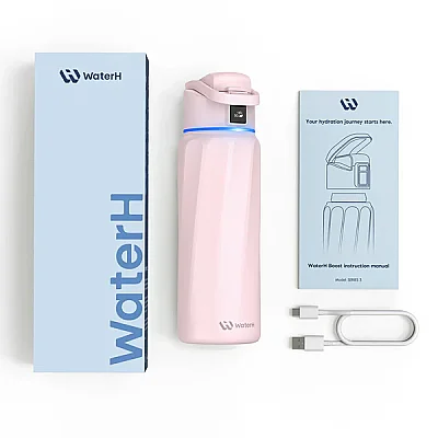 WaterH Akıllı Termos Pembe 710 Ml (WTH710-PEMBE) - WaterH (1)