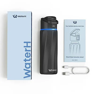 WaterH Akıllı Termos Siyah 710 Ml (WTH710-SİYAH) - WaterH (1)