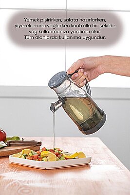 Yağlık Sirkelik Şeffaf Sosluk 700 Ml (AMZ23) - Genel