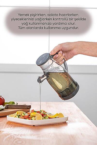 Yağlık Sirkelik Şeffaf Sosluk 700 Ml (AMZ23) - 1