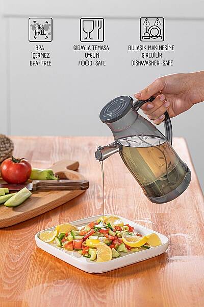 Yağlık Sirkelik Şeffaf Sosluk 700 Ml (AMZ23) - 4