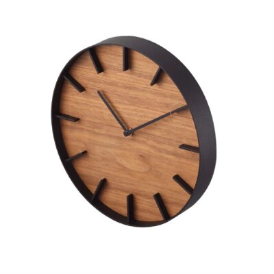 Yamazaki Ahşap/Siyah Duvar Saati Çap: 26,5 cm (YM 4108) - Yamazaki (1)