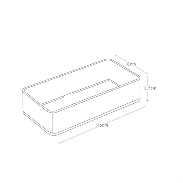Yamazaki Şeffaf Düzenleyici 2li Set (YM 3642) - 3