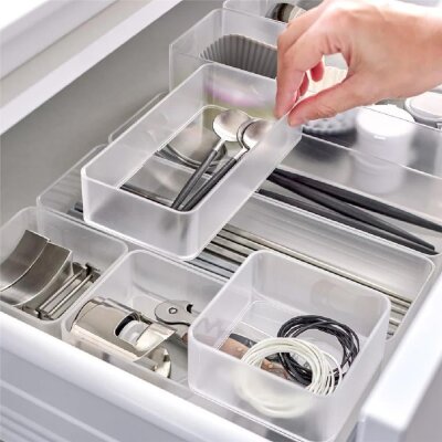 Yamazaki Şeffaf Düzenleyici 2li Set (YM 3642) - Yamazaki