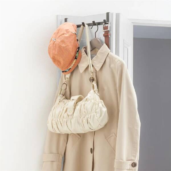 Yamazaki Smart Kapı Üstü Geniş Askılık Siyah (YM 7650) - 5