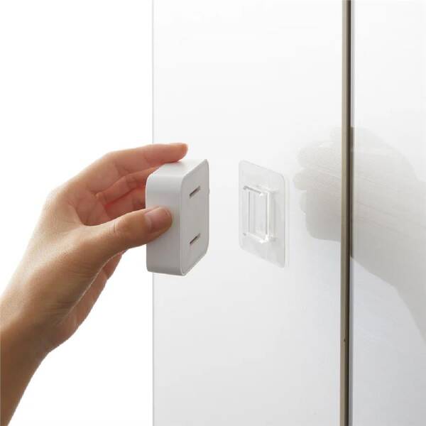 Yamazaki Tower Duvara Monte/Yapışkanlı Kancalı Havluluk Beyaz (YM 5629) - 4