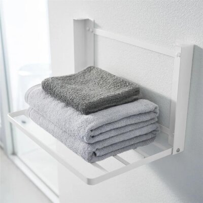 Yamazaki Tower Katlanabilir Depolama Rafı Beyaz Renk (YM 8142) - Yamazaki