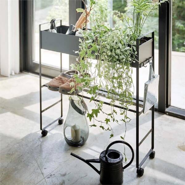 Yamazaki Tower Sepetli Depolama Arabası Siyah (YM 5279) - 1