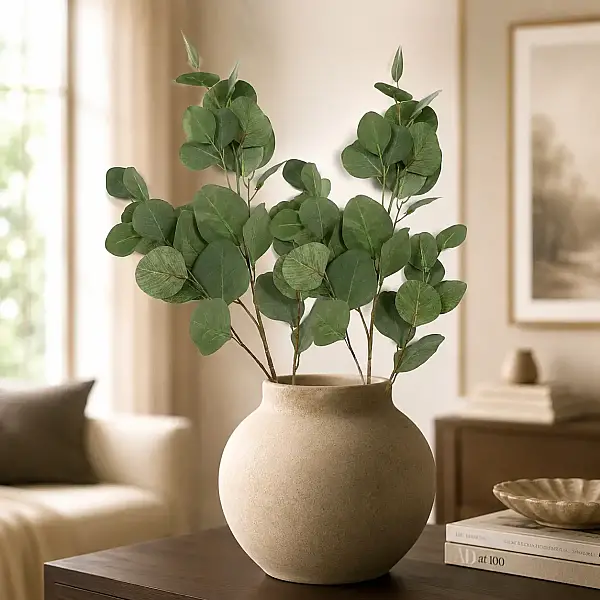Yaprak Dalı Green Yapay Çiçek 28*80*10 cm (AK.JZ0001) - 1