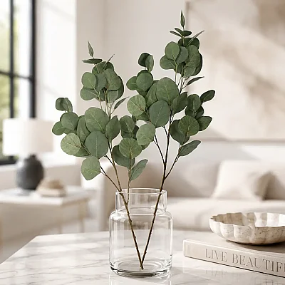 Yaprak Dalı Green Yapay Çiçek 28*80*10 cm (AK.JZ0001) - Vitale (1)