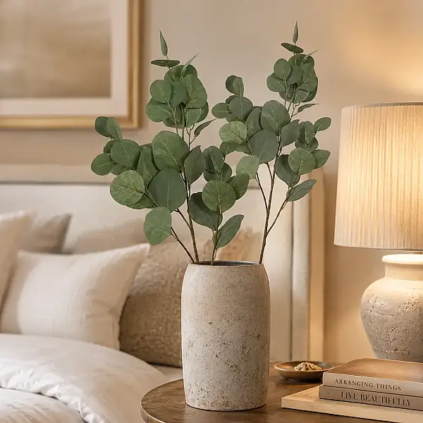 Yaprak Dalı Green Yapay Çiçek 28*80*10 cm (AK.JZ0001) - 3