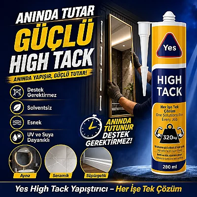 Yes Hıghtack Yapıştırıcı 280ML Beyaz (TUT804) - 3