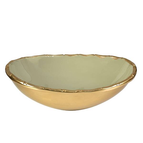 Yeşil Elips Kase 28*21*9 cm (AK.IV0224) - 1