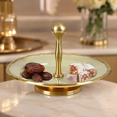Yeşil Kurabiyelik 28*28*3 cm (AK.IV0226) - 5