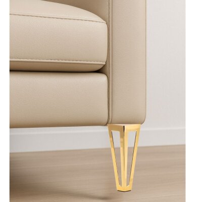 Yılmaz Neptün Ayak 14 cm Altın Renk Metal Mobilya Ayağı (Y-836-14-05) - 4