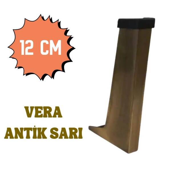 Yılmaz Vera Dekoratif Mobilya Ayağı Antik Sarı 12 cm (Y-1518-12-94) - 1