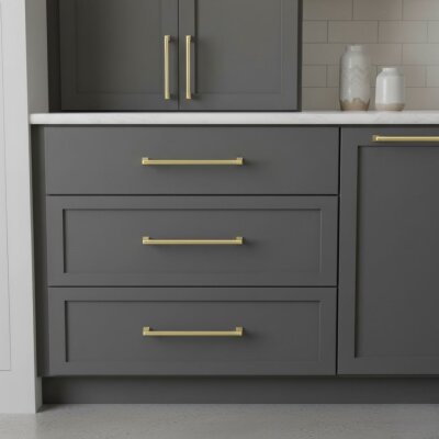 System Mobilya Kulbu Gold/Altın Renk 160mm Kulp (SY6518 0160 GL) - System (1)