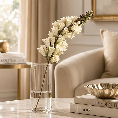 Yüksüke Cream Yapay Çiçek 12*80*8 cm (AK.JZ0017) - Vitale (1)
