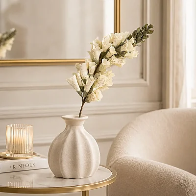 Yüksüke Cream Yapay Çiçek 12*80*8 cm (AK.JZ0017) - 5