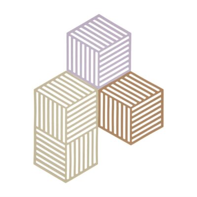 Zone Denmark Altıgen Tencere Altlığı 3lü (ZD 32701) - Zone Denmark