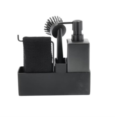 Zone Denmark Bulaşık Yıkama Seti 4 Parça Siyah (ZD 330413) - 3