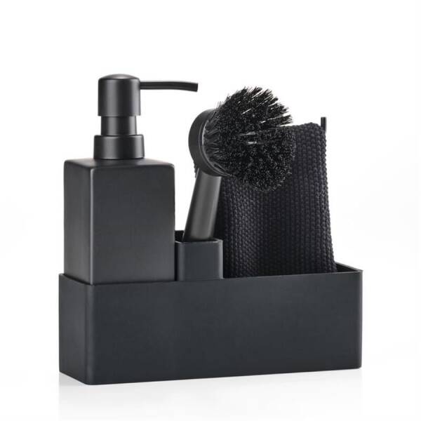 Zone Denmark Bulaşık Yıkama Seti 4 Parça Siyah (ZD 330413) - 2