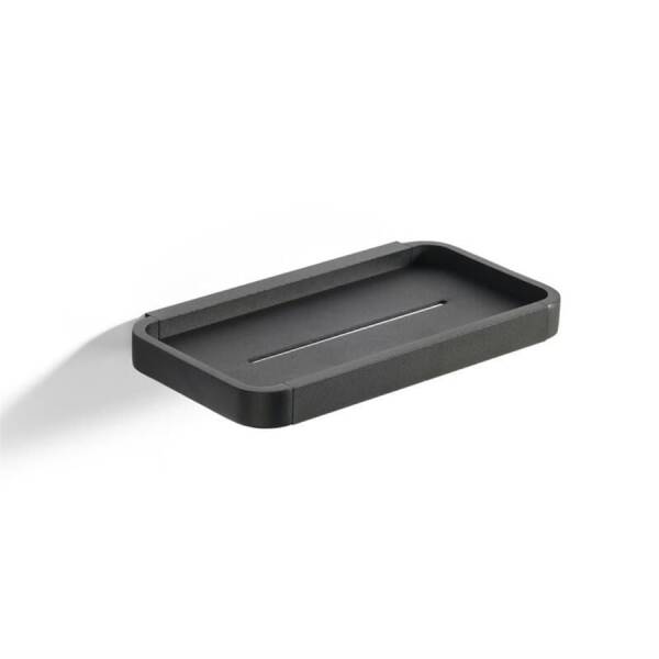 Zone Denmark Rim Dikdörtgen Duş Rafı Siyah 22x11x2 cm (ZD 14635) - 1