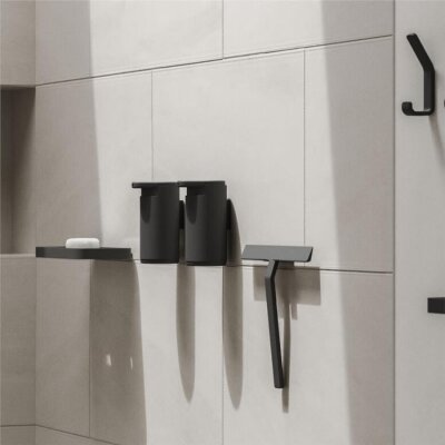 Zone Denmark Rim Dikdörtgen Duş Rafı Siyah 22x11x2 cm (ZD 14635) - Zone Denmark