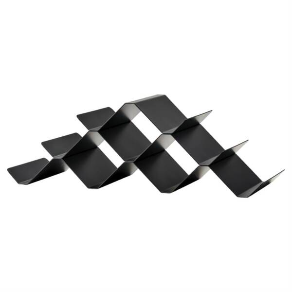 Zone Denmark Rocks Piramit Şarap Rafı Siyah 51x20x17 cm (ZD 26657) - 3